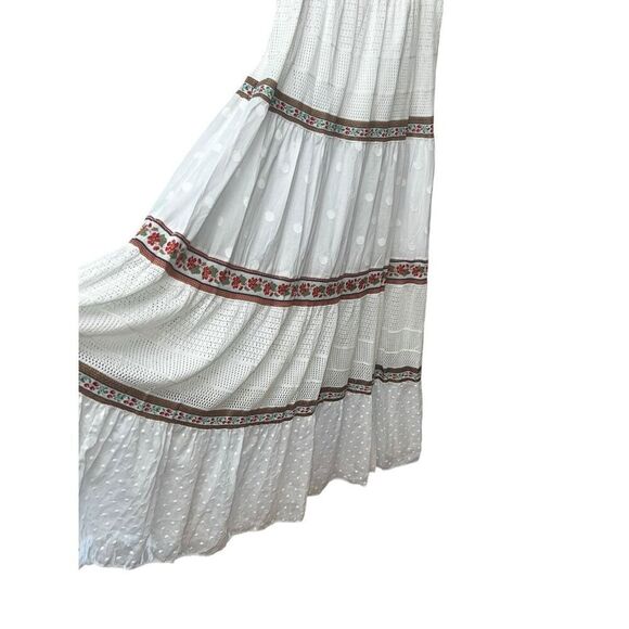 Anthropologie x Cecilia Prado Lori Tiered Maxi Skirt Medium new boho Gypsy - Picture 5 of 9